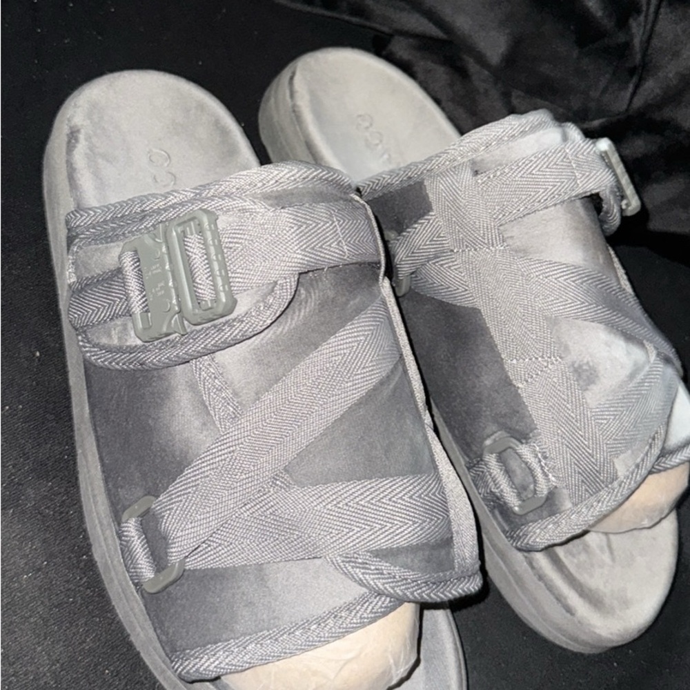 Gray Draco Slide Sandals 11-12
